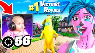 J’ai Rencontré le Bébé le plus Fort de Fortnite  🤯🥰 [upl. by Arramas893]