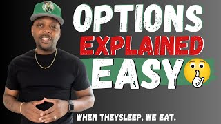 Options Explained Easy Beginners Only  Options Trading for Beginners [upl. by Ayocal874]