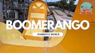 Boomerango  Gumbuya World Water Slide POV [upl. by Sonaj422]