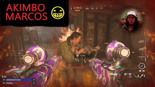 Double the guns Double the teamers😂 Akimbo Marcos Gameplay Call of Duty highlights Vanguard [upl. by Linkoski]