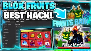 DEVIL FRUIT HACK Blox Fruits Script HACK GUI  Auto Farm Fruit Sniper  Fruits RAIN  KITSUNE OP [upl. by Yrohcaz]