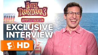 Andy Samberg Is A Very Loud Talker  UNCUT Hotel Transylvania 3 Cast Interview [upl. by Cynar]