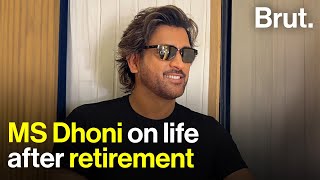 MS Dhoni on life after retirement [upl. by Haelak740]