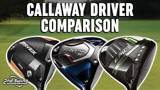 Callaway Drivers Comparison  Epic Max vs Big Bertha B21 vs Mavrik Max [upl. by Dougald]