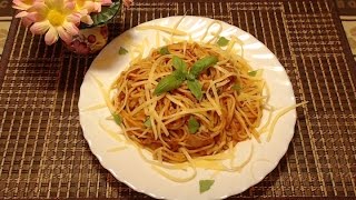 Spaghetti z Tuńczykiem w Sosie Pomidorowym [upl. by Artemas944]