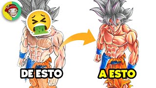 COMO PINTAR COMO UN PROFESIONAL  GOKU ULTRA INSTINTO [upl. by Llerod428]