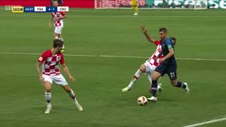 Kylian Mbappe goal vs Croatia 2018 [upl. by Hannad]