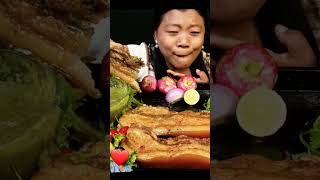 mukbang porkbelly gurungeatingchannel🍗🍜🥕🥬 [upl. by Ailsun605]