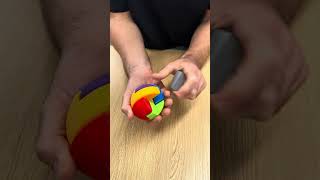 ¡El rompecabezas esférico que desafía la gravedad 🌐 BalancedSoma PuzzleChallenge rubikscube [upl. by Xet]