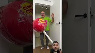 Lollipop eating challenge game hi1mviews balloon funny amazingmillionviews comedy shorts [upl. by Woody]