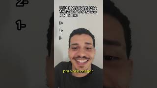 Top 3 Motivos pra Chegar Atrasado no Enem [upl. by Nerro]