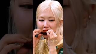 iconic rosé mukbang [upl. by Sackman]