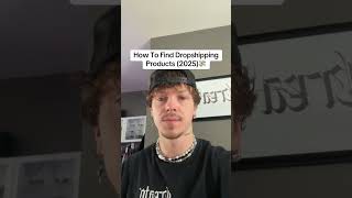 How to FIND Dropshipping Products 2025 dropshipping [upl. by Reave950]