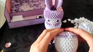 3d origami melody tutorial part 1 [upl. by Zinck]