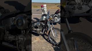 Wrench ride repeat shovelhead harleydavidson choppers diy bigchillin [upl. by Kinchen]