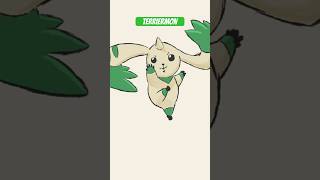 Terriermon PT2 Momentai baby Pretty pleased with the final result monster digimon art shorts [upl. by Ajnin]