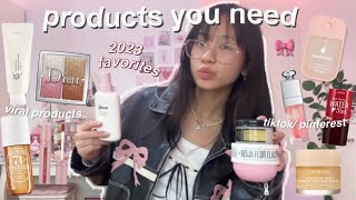 🎀 TIKTOK SHOULD MAKE YOU BUY IT high end  affordable  viral aesthetic makeup skincare review [upl. by Elleral]