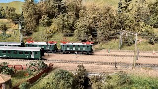 Riesige amp Beindruckende Modelleisenbahn Anlage Spur H0  Modellbahn Anlage des MEC Bregenz [upl. by Alleda]