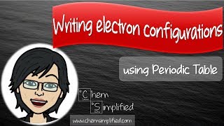 How To write electron configuration using periodic table  Dr K [upl. by Annmarie379]