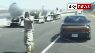 Police shooting caught on camera [upl. by Ylas974]