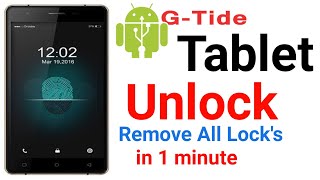 Hard Reset GTide  China Tablet Unlock Pattern Pin Password [upl. by Aney177]