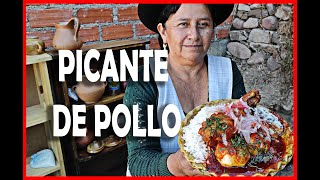 PICANTE DE POLLO EN LA LEÑA [upl. by Ahlgren103]