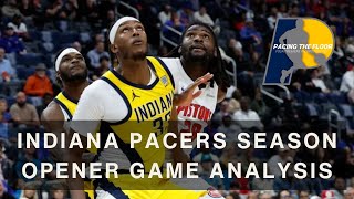 Stressful Beginning…Clutch Ending Indiana Pacers 2425 season opener against the Detroit Pistons [upl. by Nelo]