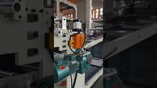 High Speed PLC Control ABS Luggage Sheet Making Machine 125mmin [upl. by Ettereve574]