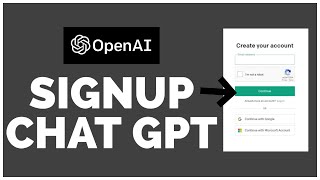 ChatGPT Sign Up How to CreateOpen Chat GPT Account 2023 [upl. by Otinauj]