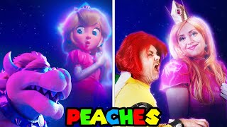 Peaches Comparison Side by Side Fun Squad Music Video [upl. by Bilicki]