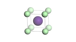 CsCl  3D AB type crystal structure  BCC crystal structure [upl. by Necila]