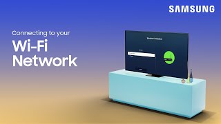 Connecting your Samsung TV to a WiFi Network  Samsung US [upl. by Eitak]