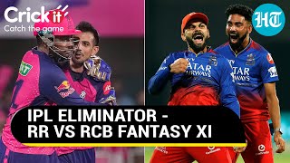 IPL 2024 Eliminator RR Vs RCB Fantasy 11 Prediction Team Captain Toss amp Venue Analysis [upl. by Trudi]