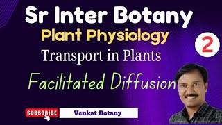 Facilitated Diffusion  Transport in Plants  Plant Physiology  Venkat Botany [upl. by Reger]