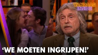 Johan ziet kussend stel in Vandaag Insidepubliek We moeten ingrijpen  VANDAAG INSIDE [upl. by Gut]