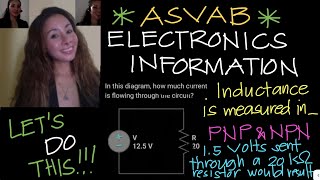 ASVAB ELECTRONICS INFORMATION REVIEW  Jane Maciejewski [upl. by Scrogan]