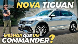 NOVA VW Tiguan SATISFAÇÃO ou DECEPÇÃO SUV de 7 lugares da Volks retorna após três anos de ausência [upl. by Miarhpe]