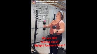 REACTION to Alexandra Rodriguez INSTAGRAM and COMMENTS Also NOT talking about weight anymore sure [upl. by Hazel447]