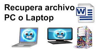 Cómo RECUPERAR un archivo WORD si tu PC o Portátil se Congela [upl. by Etteroma698]