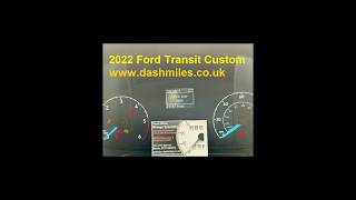 shorts 2022 Ford Transit Custom OBD Mileage Correction instrument Cluster Lower MILES KM FIX SMOK [upl. by Kcid596]