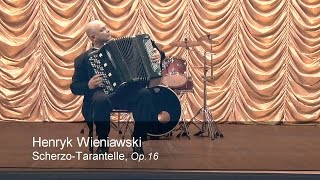 Wieniawski ScherzoTarantelle Op16 Myronchuk CLASSICAL ACCORDION music Accordeon Мирончук Баян [upl. by Syned266]