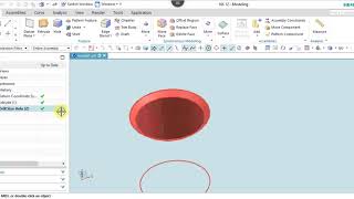 NX 120 Tutorial Tamil 30  Hole  Modeling  NX  Unigraphics [upl. by Gunter325]