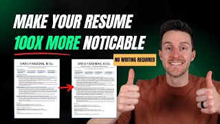 Make Your Resume 100X More Noticeable Best Resume Tips with examples [upl. by Landmeier]