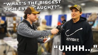 Asking Expert Anglers Fishing Trivia You wont believe how they did [upl. by Eisnyl]