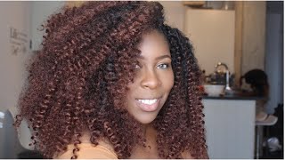 CROCHETS BRAIDS OMBRÉ COLLABORATION AVEC TRENDY TRESSES FREE SPIRITED CURLS AUBURN  CHAAN ALTIDOR [upl. by Woll571]