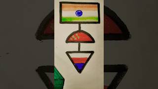 Painting happy independence day drawing shorts viral trending [upl. by Arraeic]