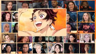 Full Episode Demon Slayer Season 4 Episode 3 Reaction Mashup  鬼滅の刃 [upl. by Adlev907]