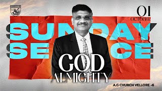 🔴Live 1st OCT SUNDAY ENGLISH SERVICE  1st OCT  AGCHURCH VELLORE  6  REVSTANLEY MANICKARAJ [upl. by Samuella]