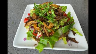 “ Live ‘Chicken’ Tostadas with Oyster Mushrooms Homemade Refried Beans amp Guacamole” [upl. by Goddord]