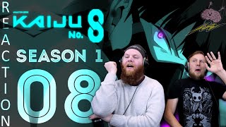 SOS Bros React  Kaiju No 8 Season 1 Episode 8  Welcome to the Defense Force [upl. by Dleifrag194]